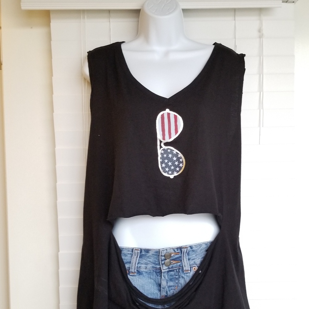 Distresse Tank Top Lane Bryant Plus Size 18/20